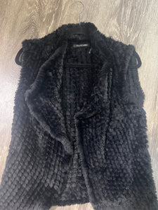 Dolce Cabo Faux Fur Open Vest (Size Small)