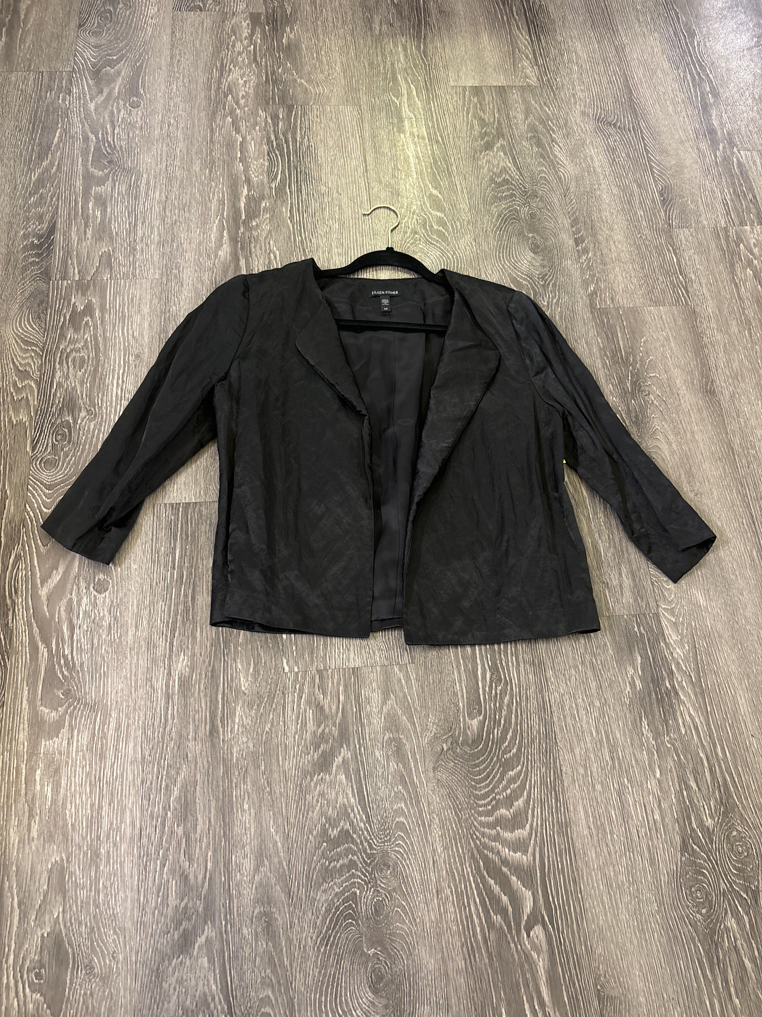 Eileen Fisher Open Crinkle Jacket - Small