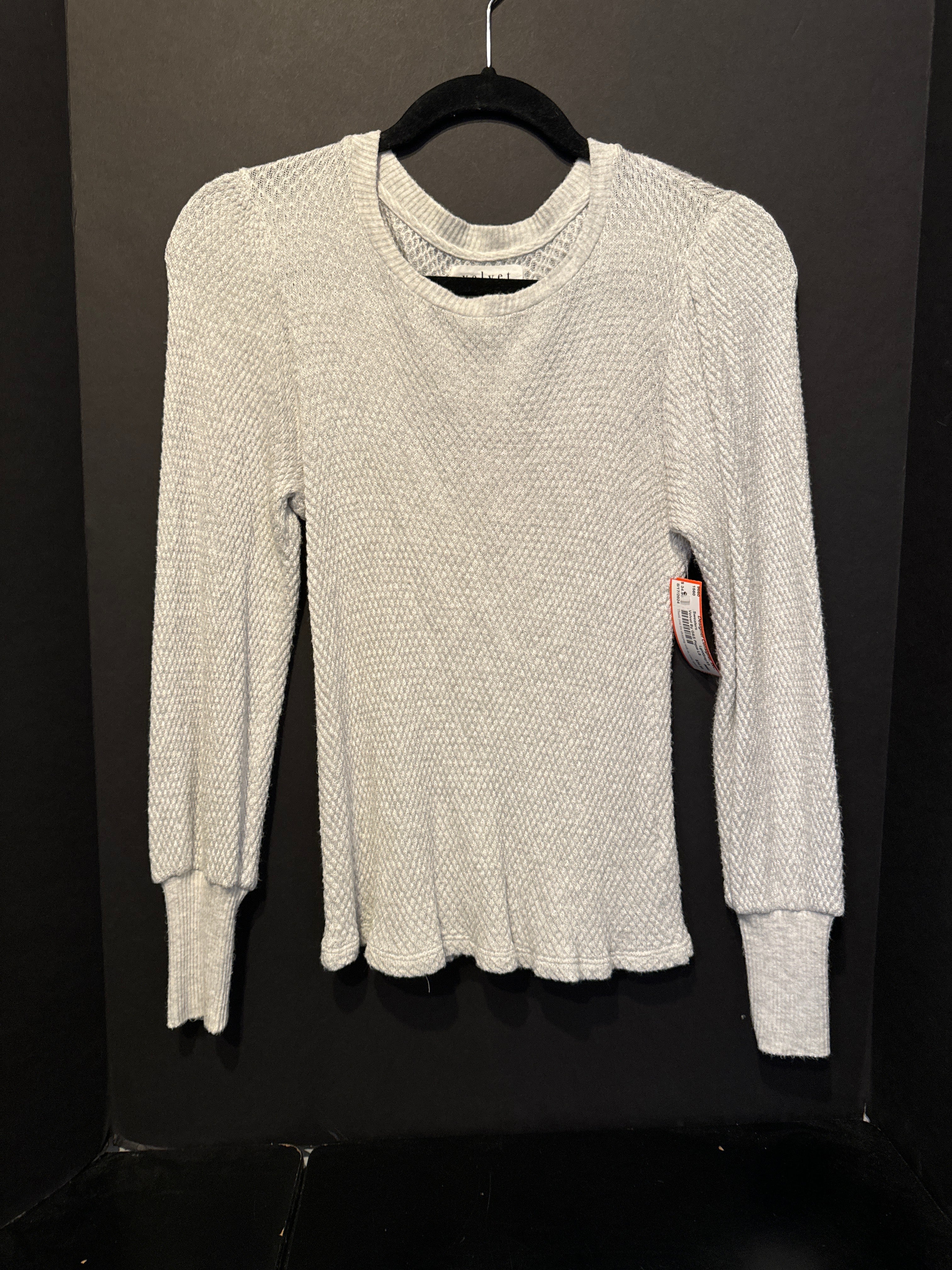 Velvet By G&S Pique Long Sleeve Sweater - XS