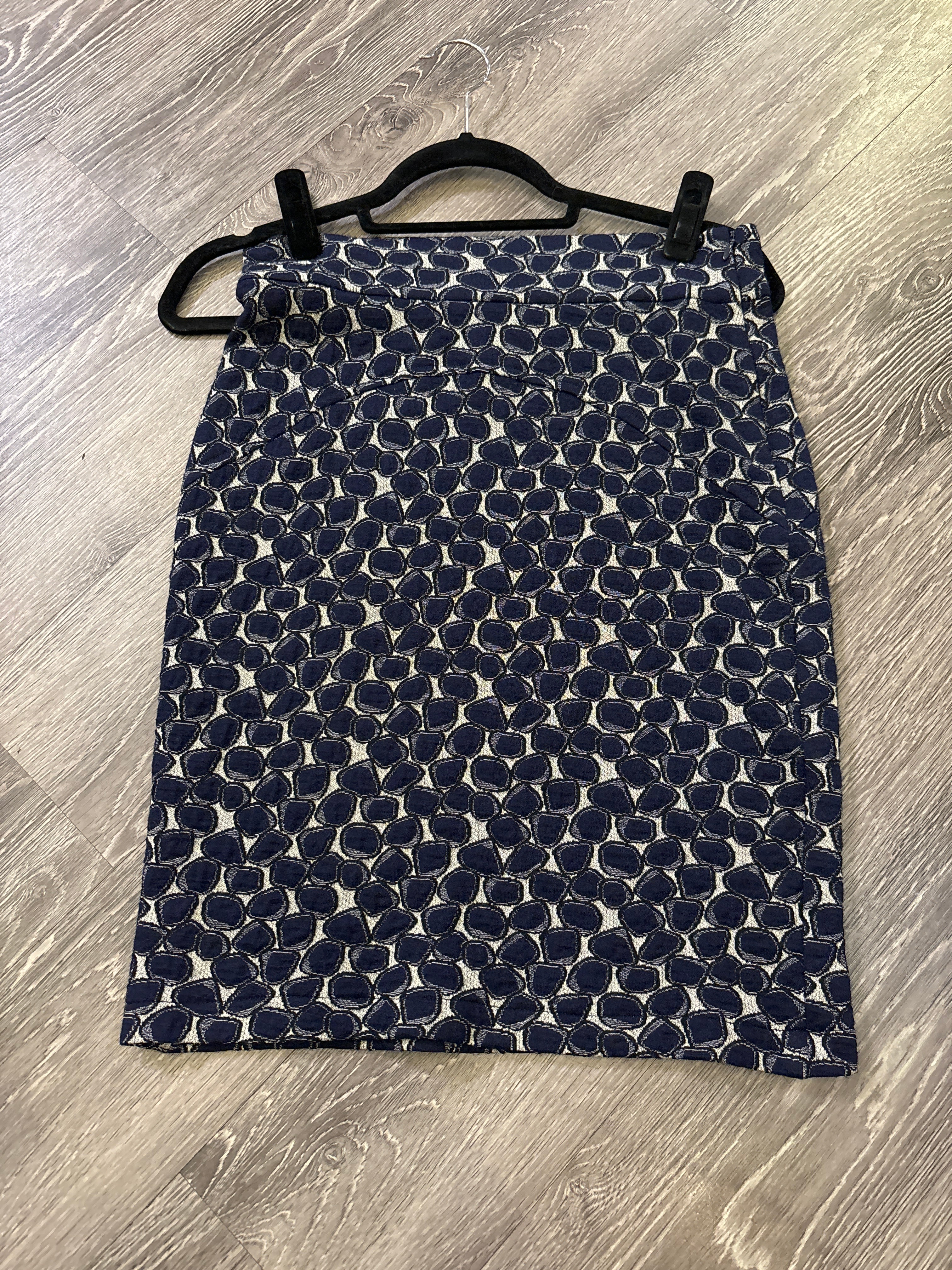 DVF Geo Print Pencil Skirt - Size 8