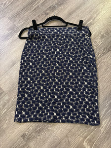 DVF Geo Print Pencil Skirt - Size 8