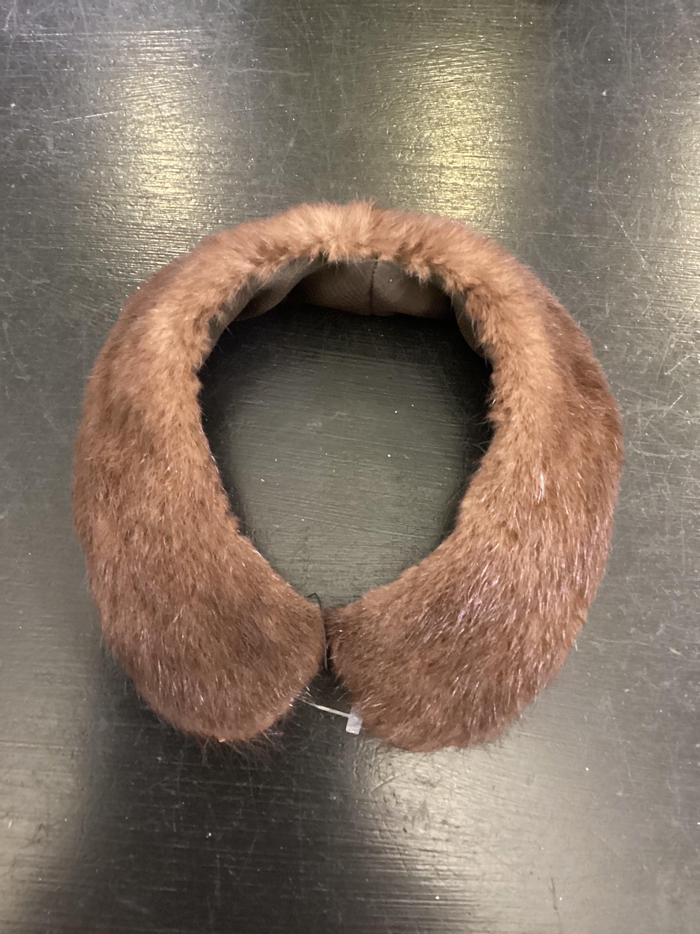 Mink fur collar