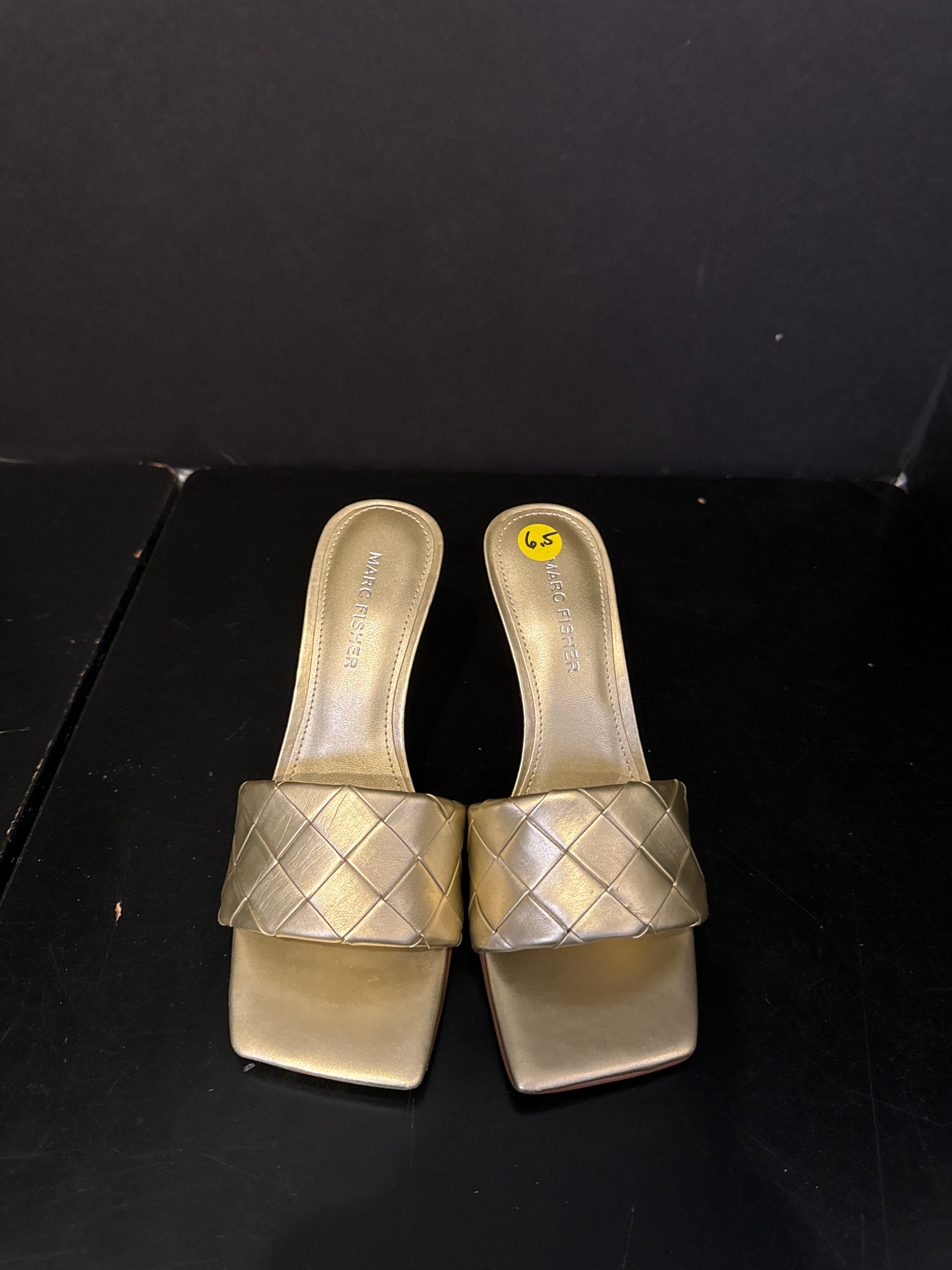 Marc Fisher Woven Slide Sandals - size 6.5