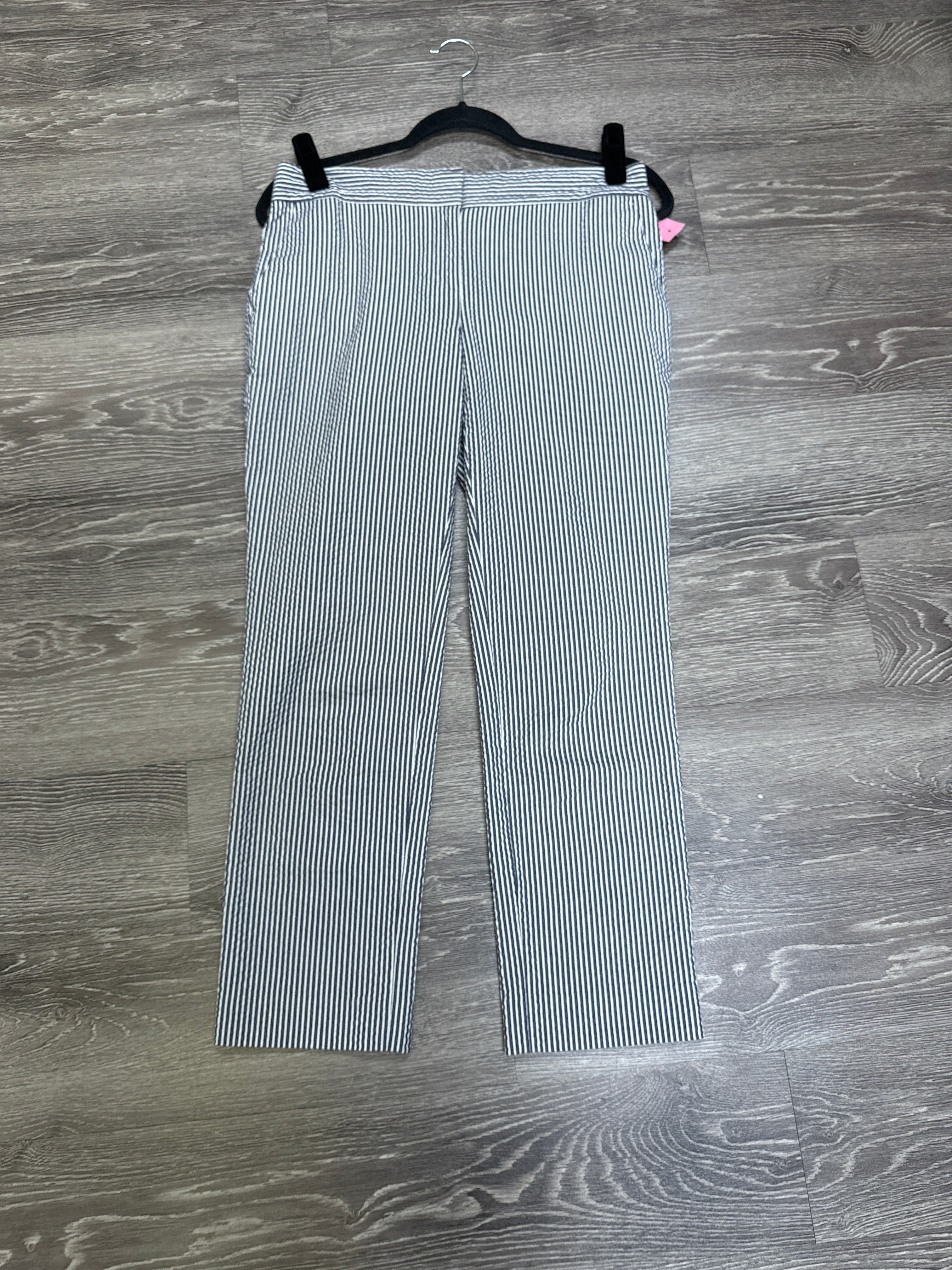 Ann Taylor Striped Straight Pants - size 2