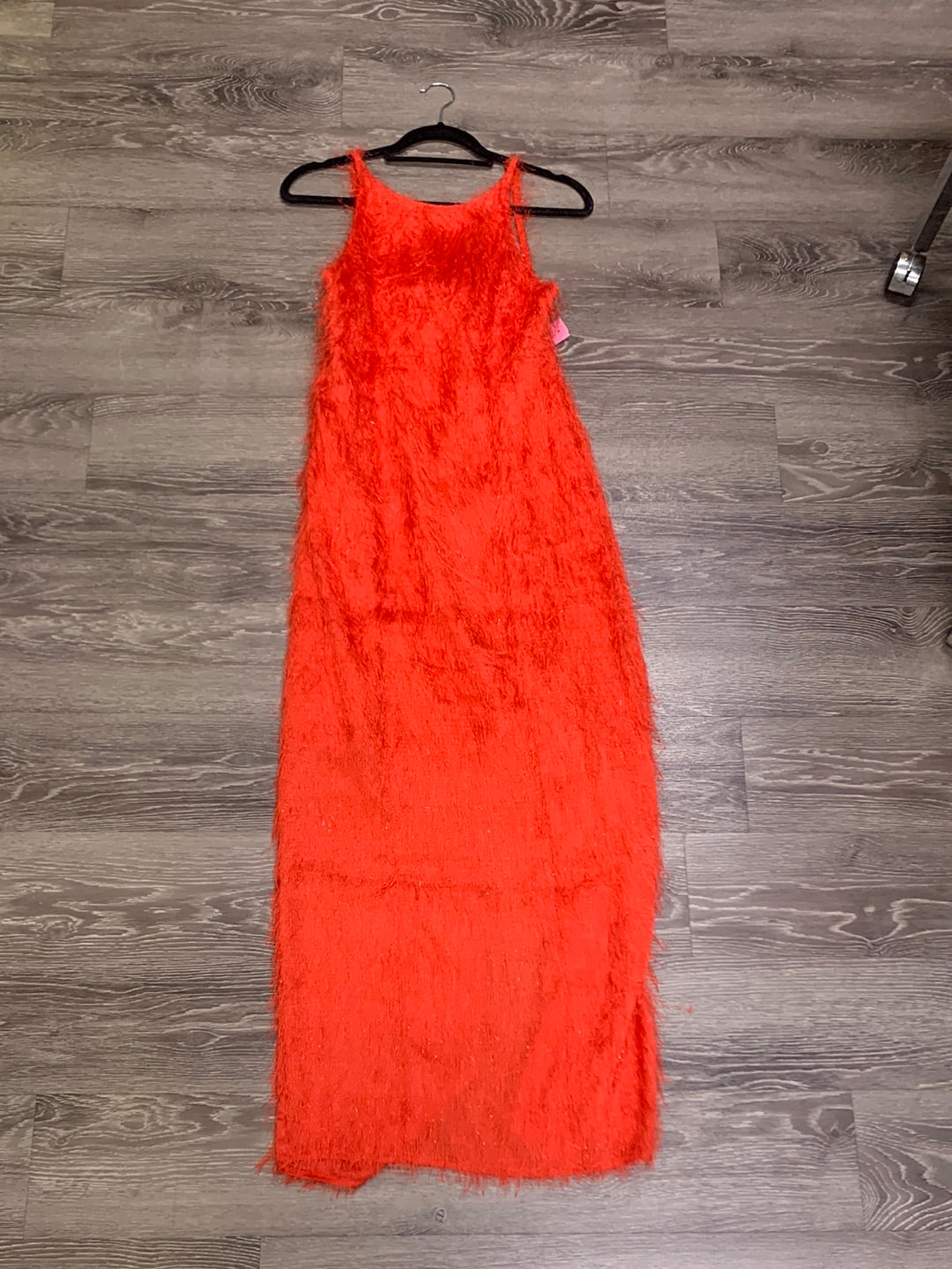 Top Shop Fuzzy Open Back Dress - size 6