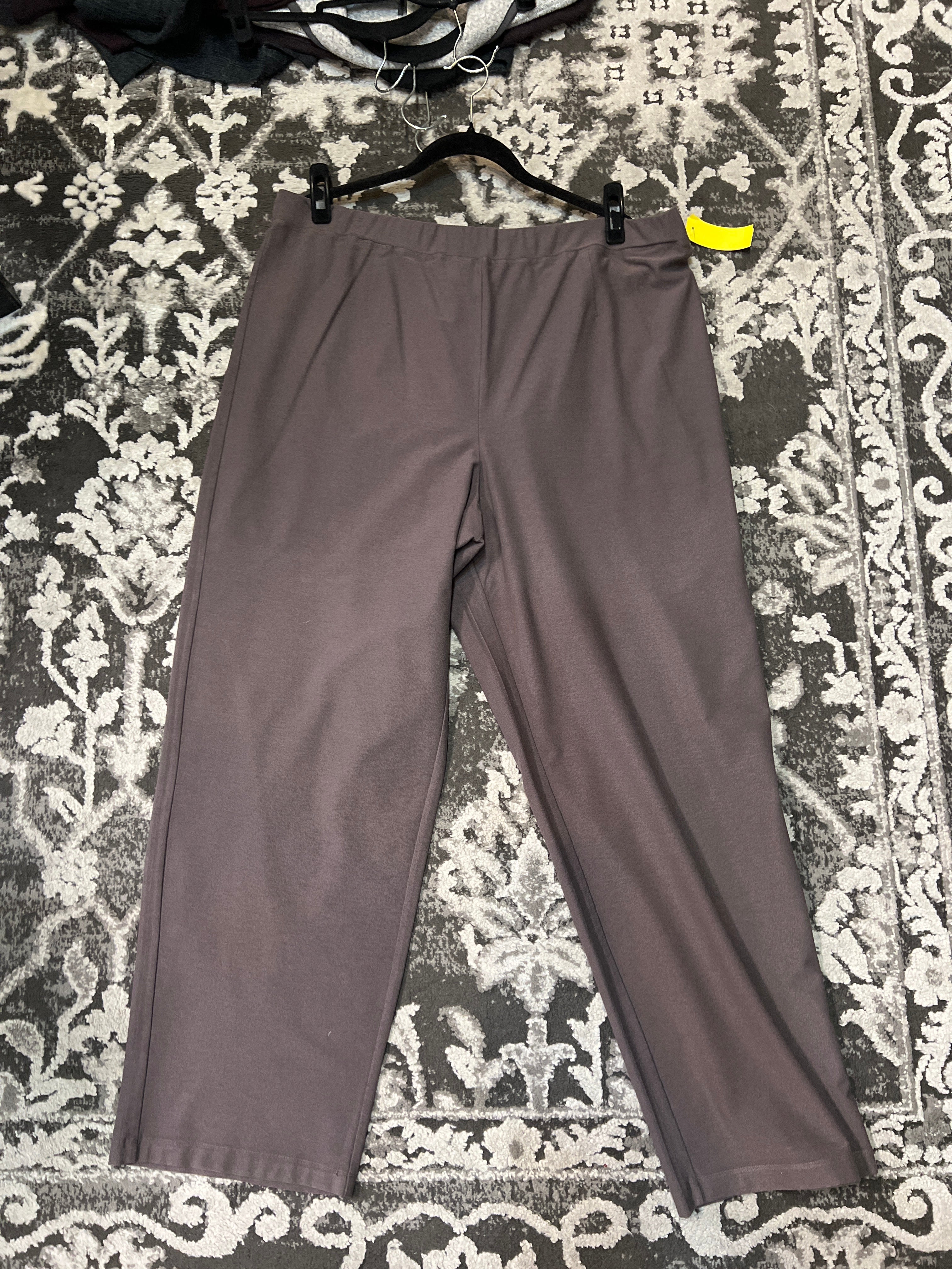 Eileen Fisher Knit Stretch Pants (Size 2X)