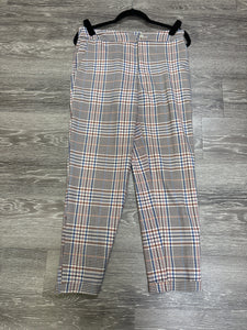 Anthropologie Plaid Cotton Pants - Size 4