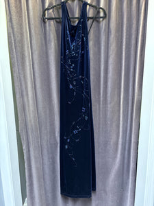 Ronni Nicole Velvet Bead Sleeveless Dress - Size 8