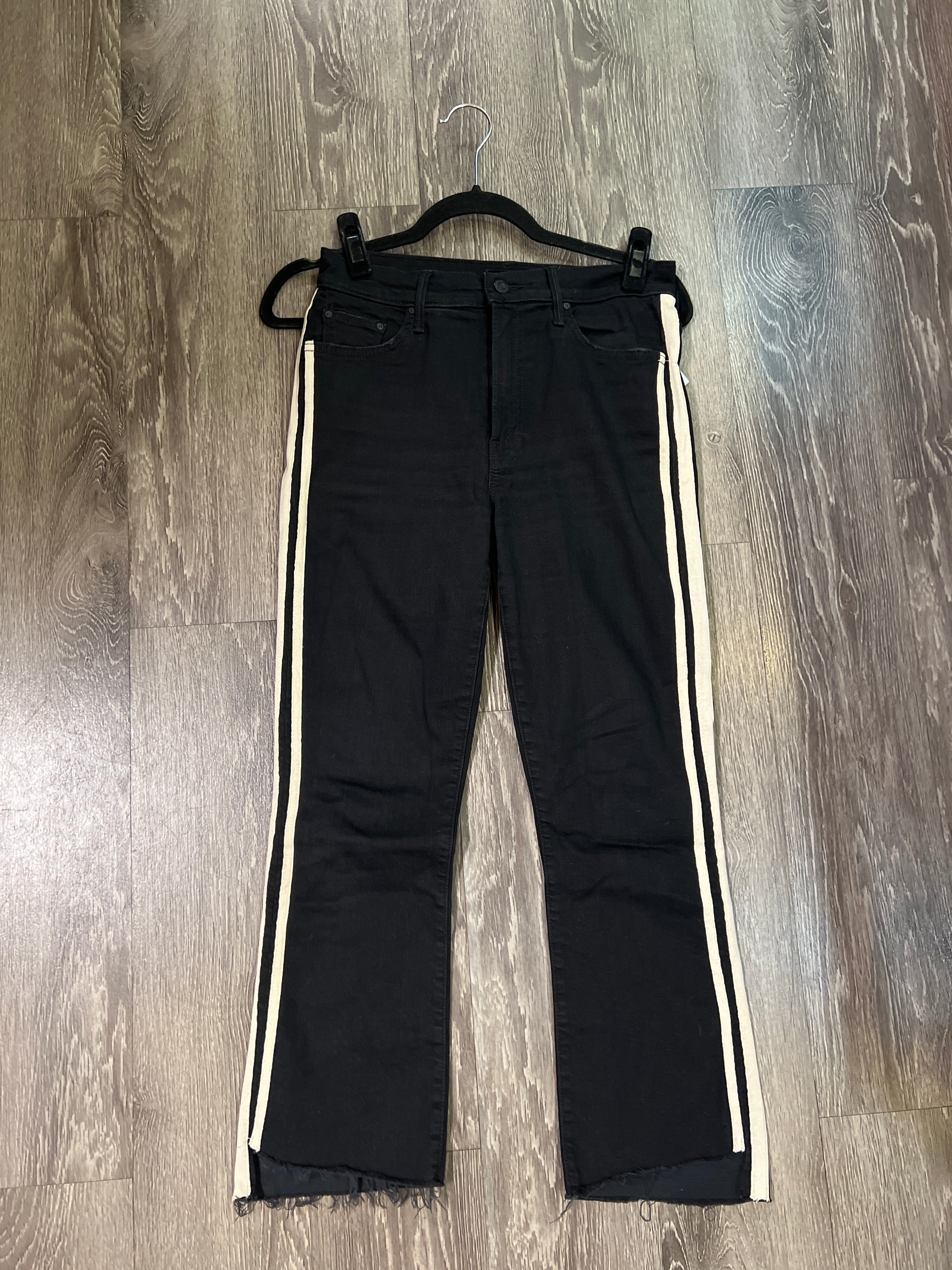 Mother Stripe Side Jeans (Size 28)