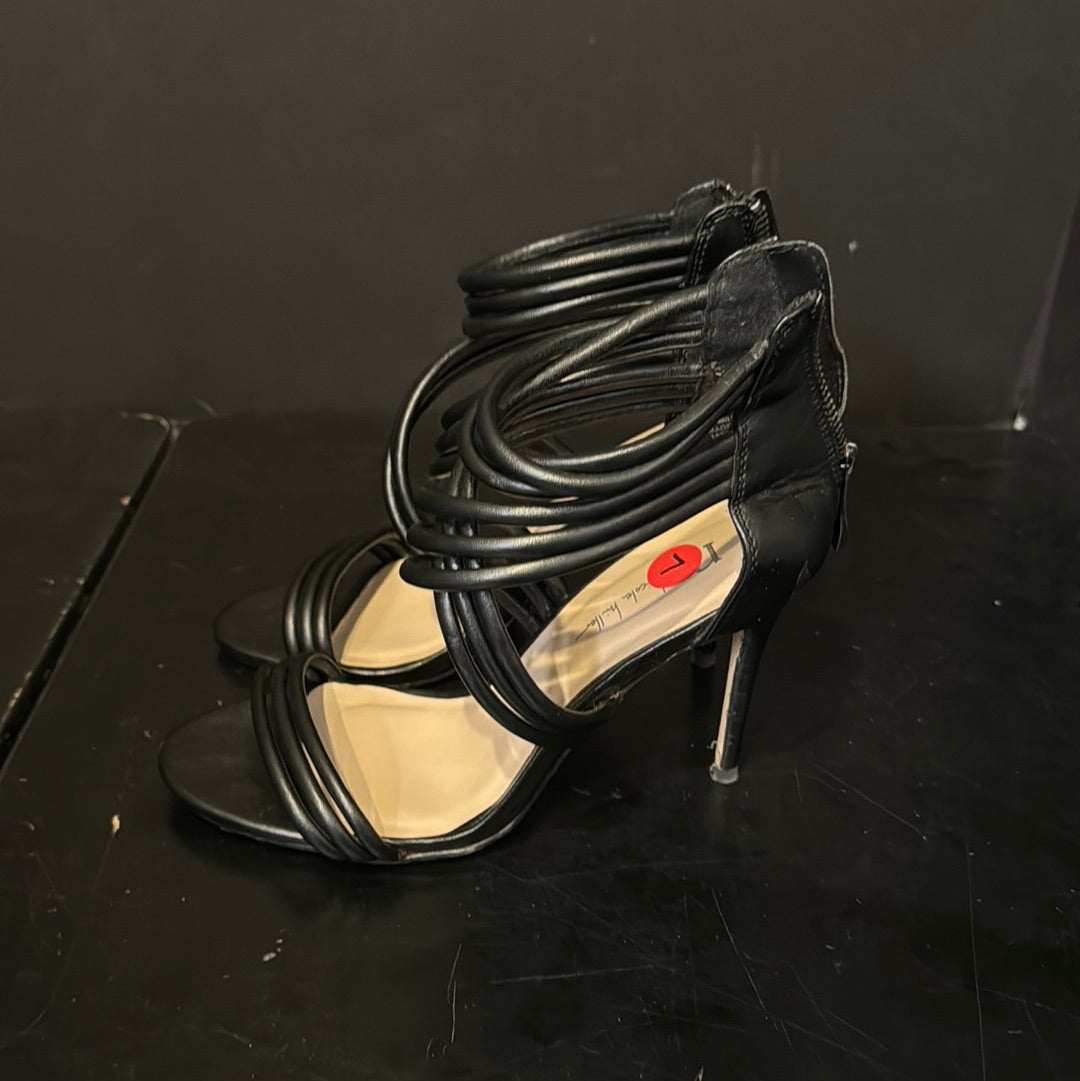 Nicole Miller Strap Heels Shoes - size 7