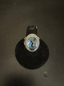 David Yurman 925 Topaz Diamond Ring