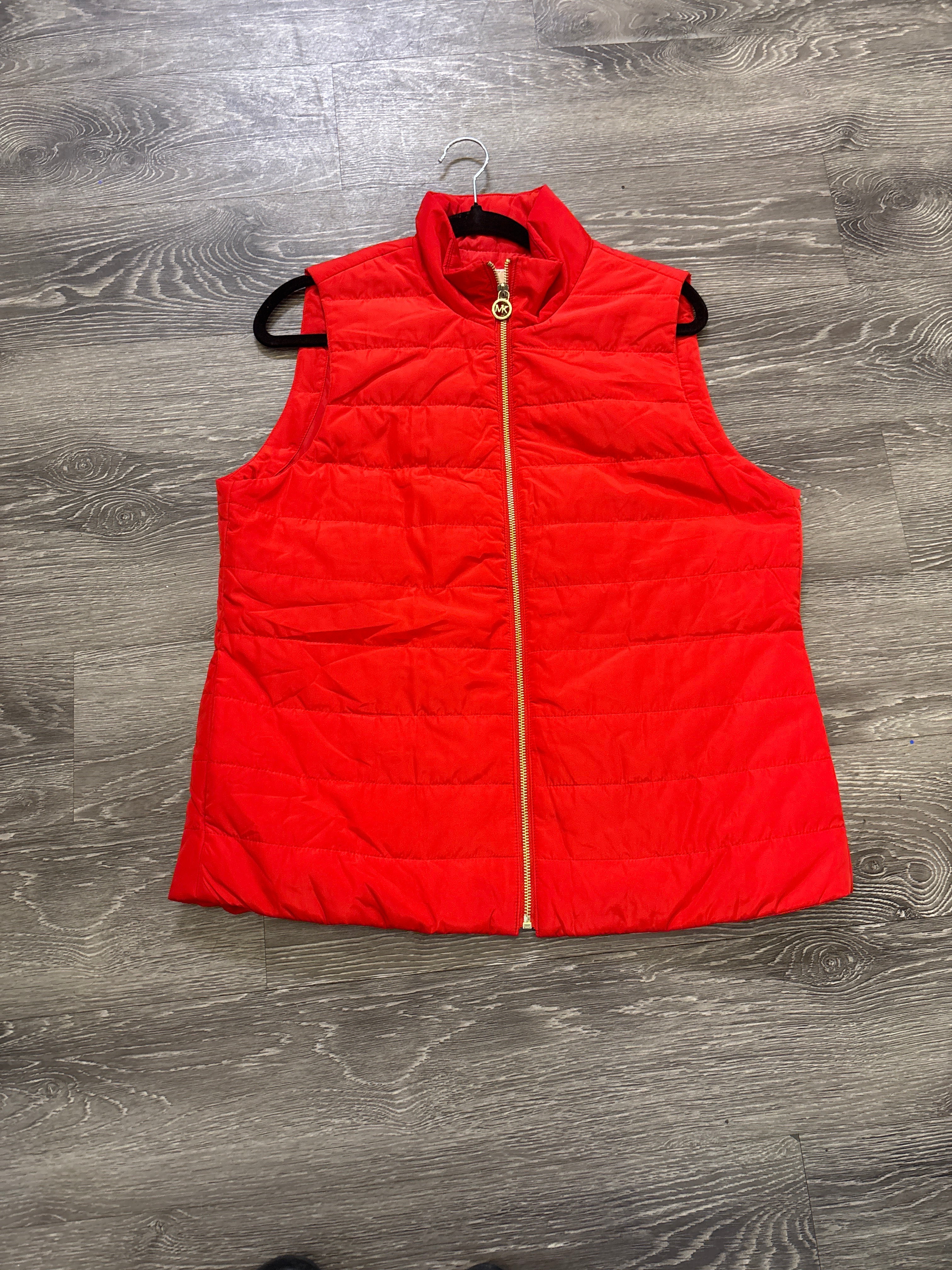 Michael Kors Thin Puffer Zip Vest - Large