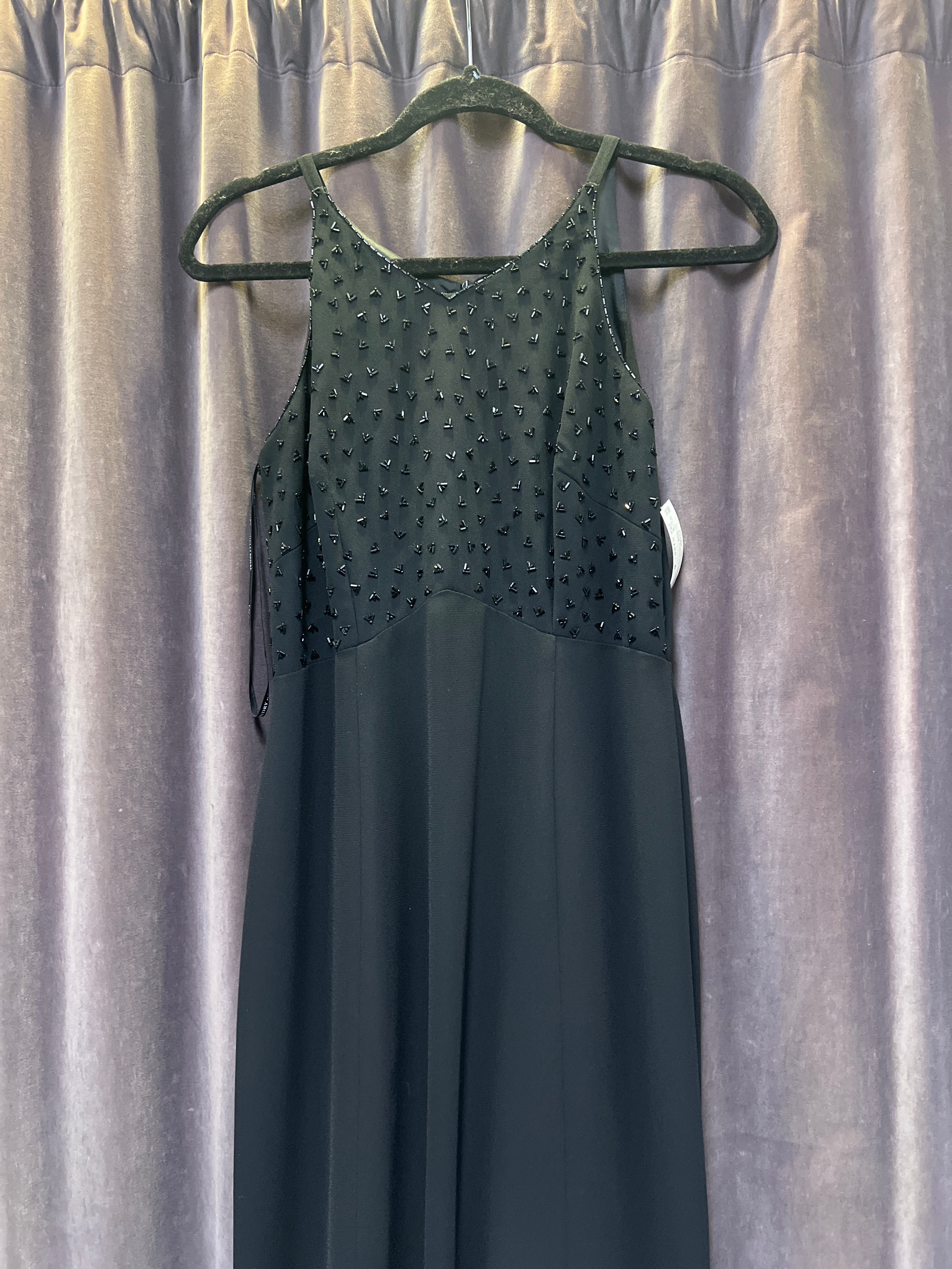 Laundry Bead Hi Neck Sleeveless Evening Gown (Size 6)