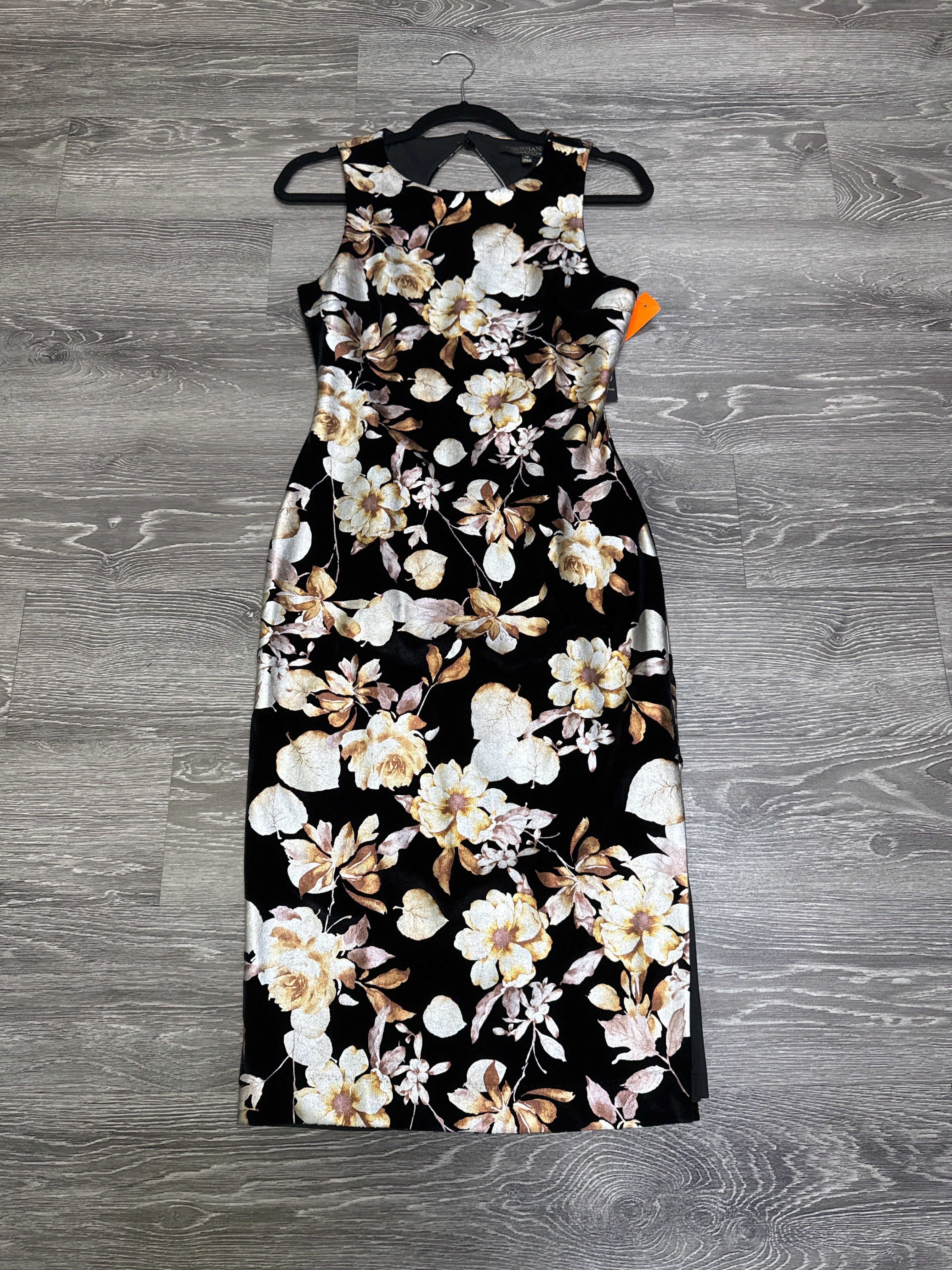 Christian Siriano Flower Sleeveless Dress - small