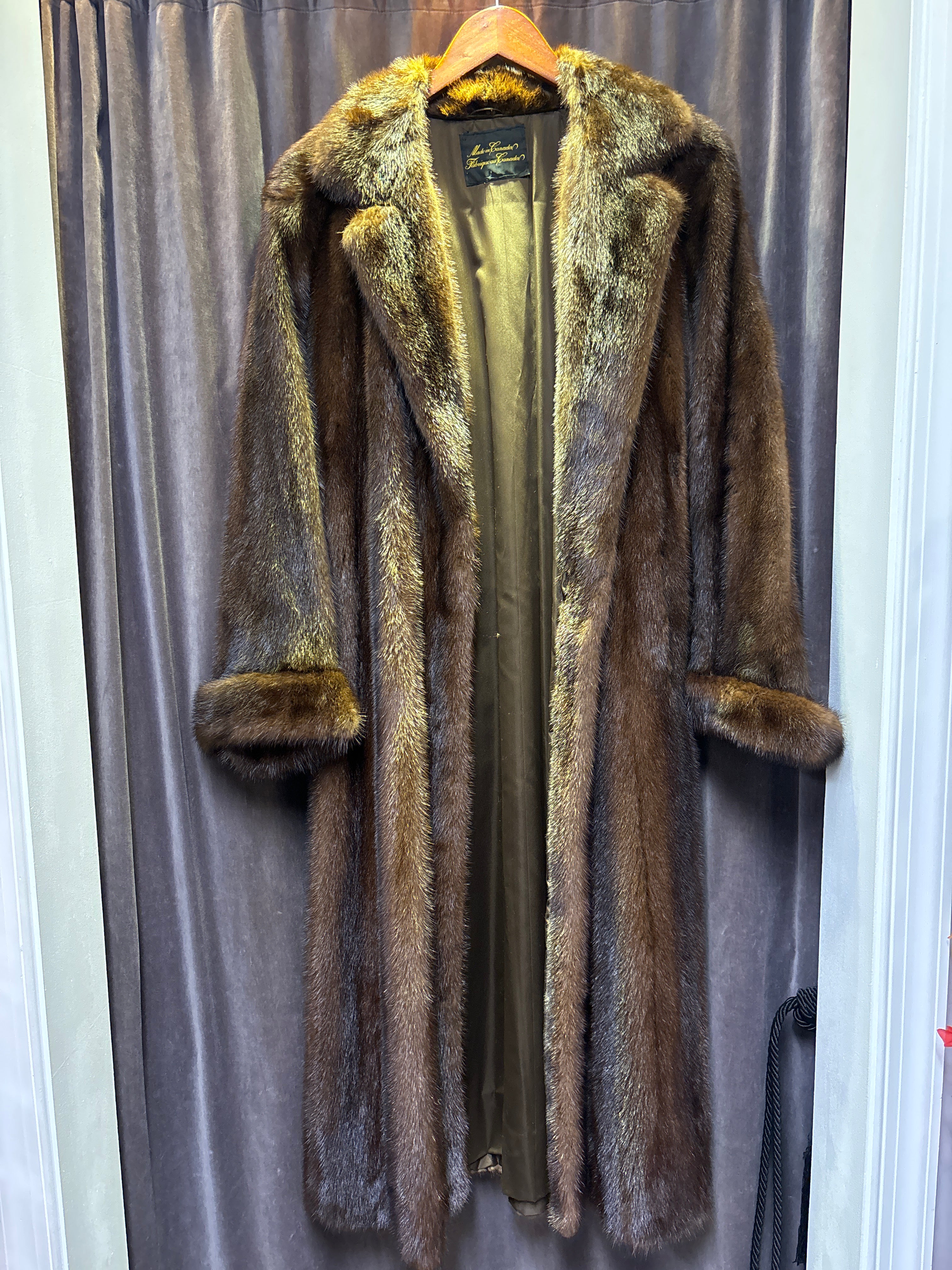 Mink Full Length Fur Coat - S/M