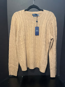 Polo Ralph Lauren Cashmere Cableknit Sweater - Size XL