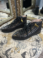 Load image into Gallery viewer, Miu Miu Quilted Zip Point Sneakers - Size 38
