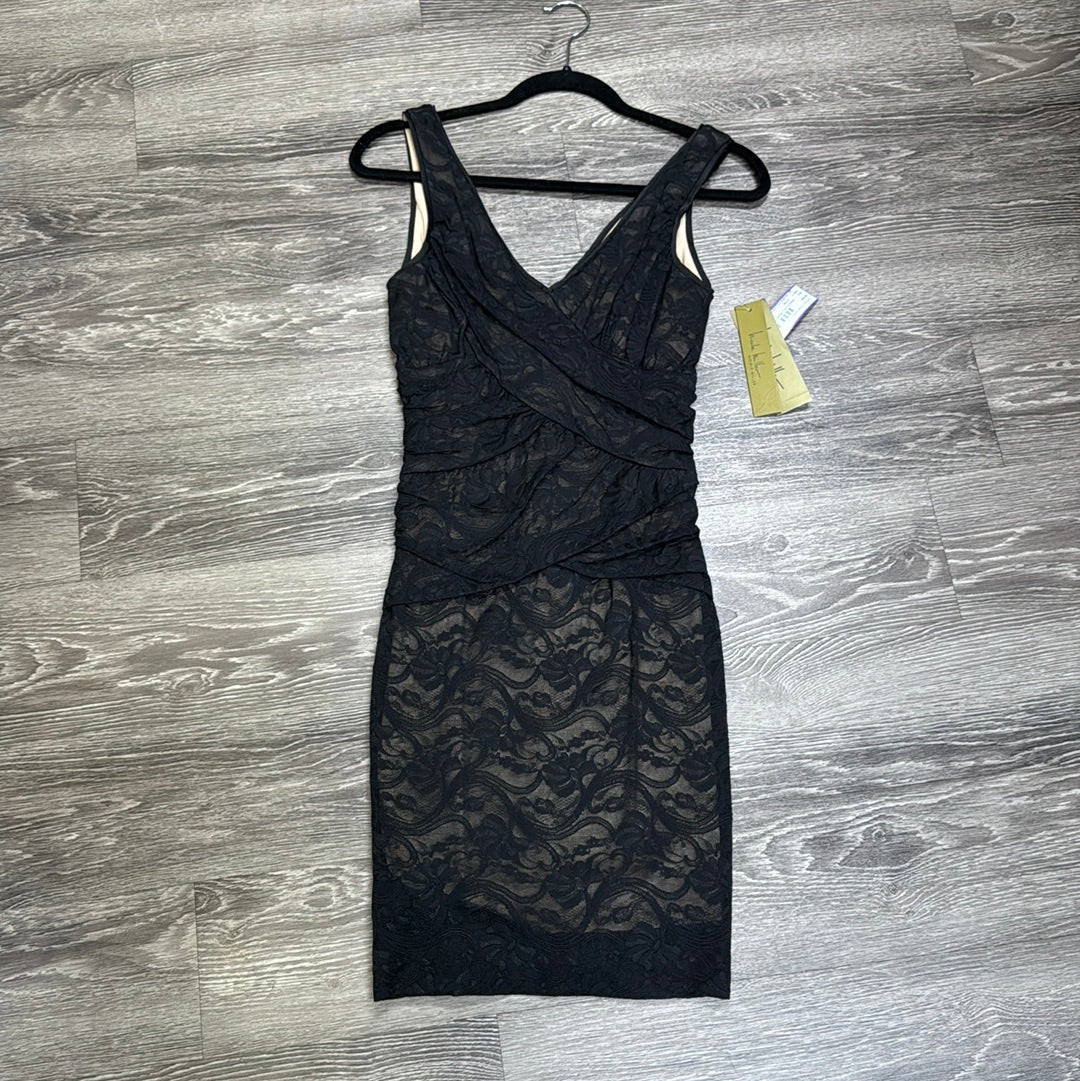 Nicole Miller Lace Overlay Dress - size 4