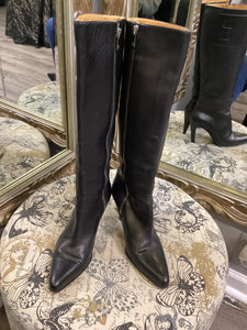 Ballys tall leather boots - Size 6