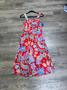 Talbots Paisley Sleeveless Midi Dress - size 2 petite