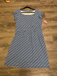 J McLaughlin Wave Print Dress - XL