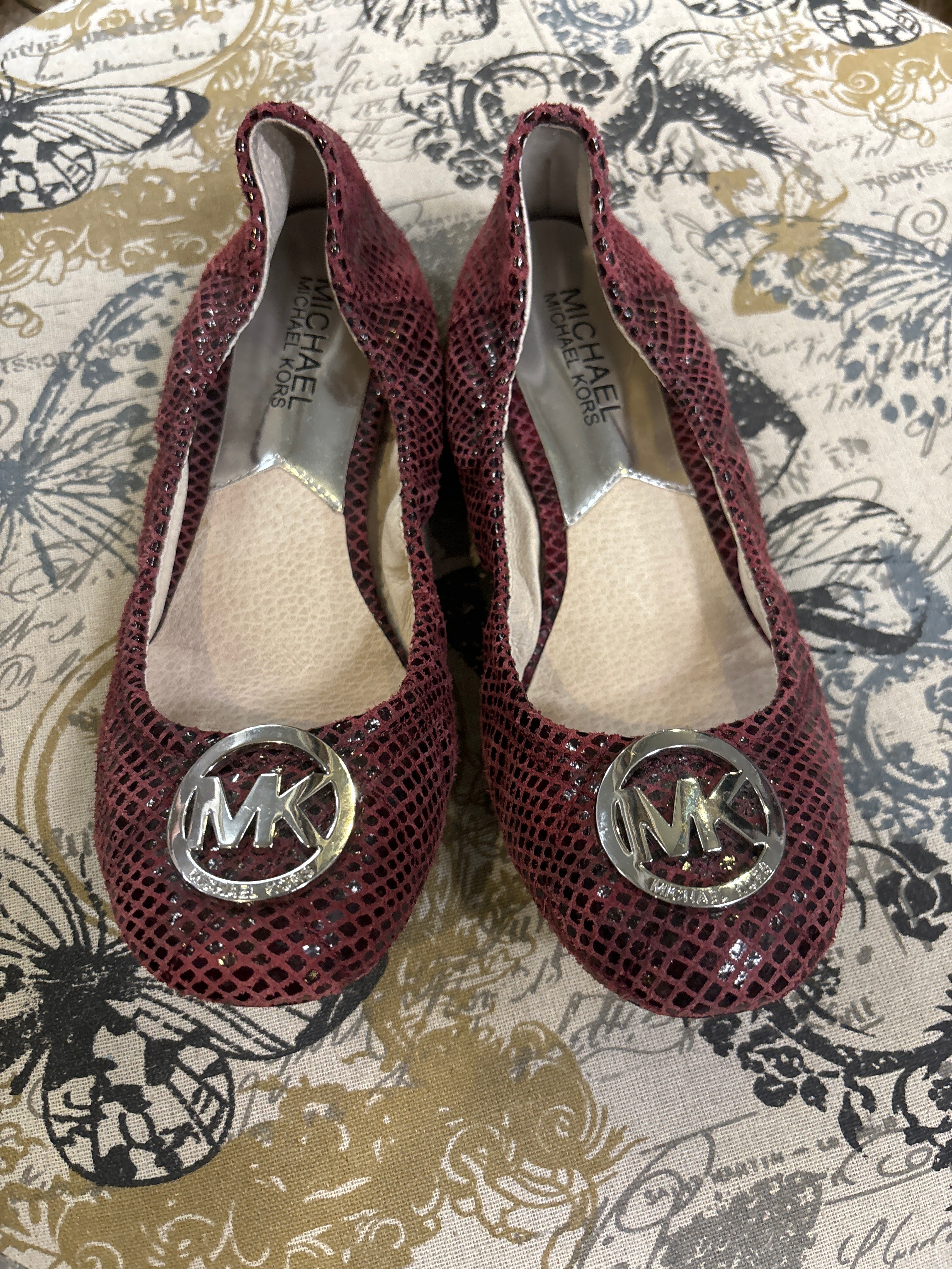 Michael Kors Perforated Flats - Size 6