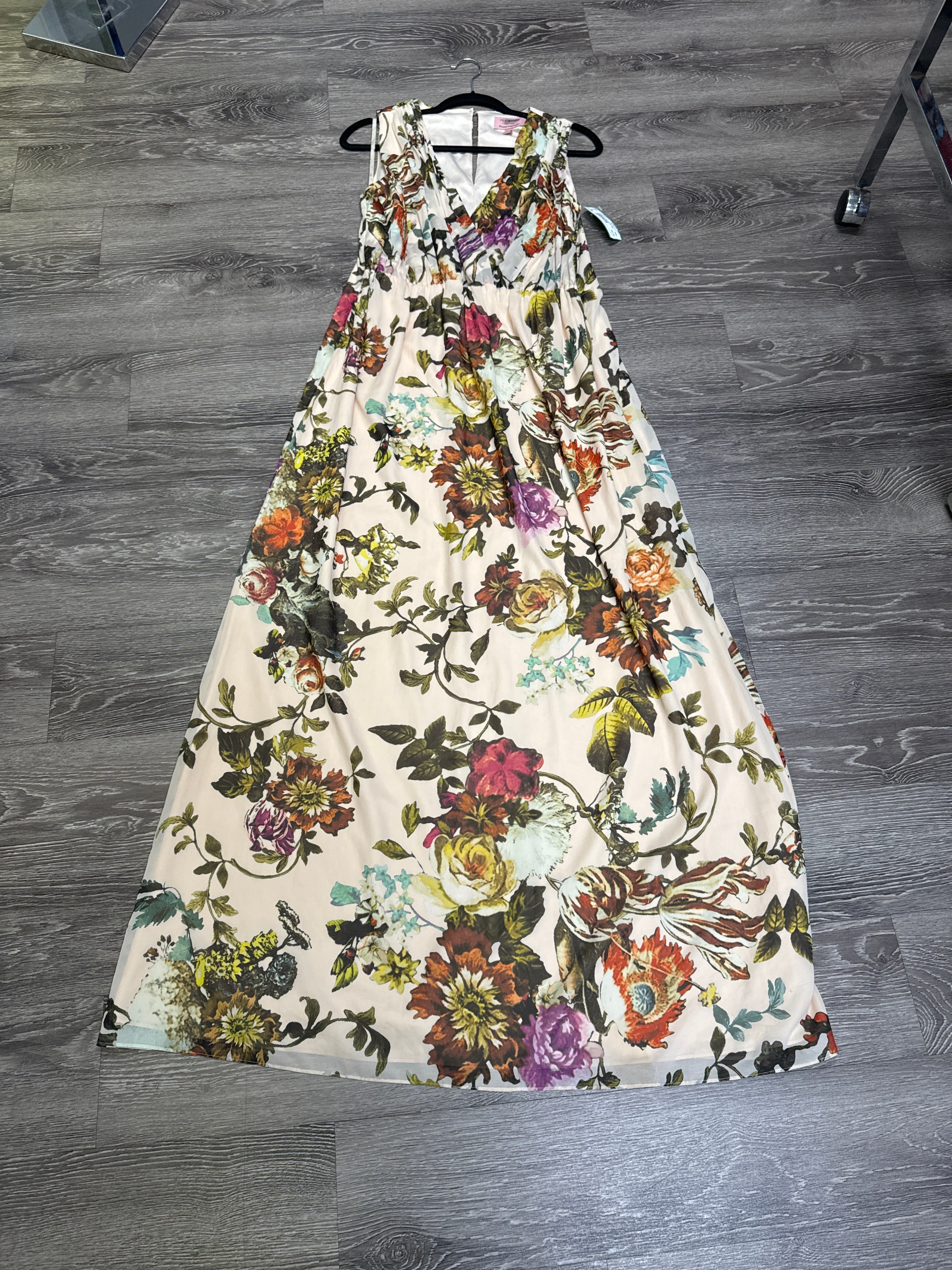 Ted Baker Flower Sleeveless Maxi Dress - size 2