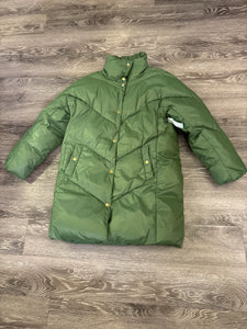 J Crew Puffer Button Up Jacket - small