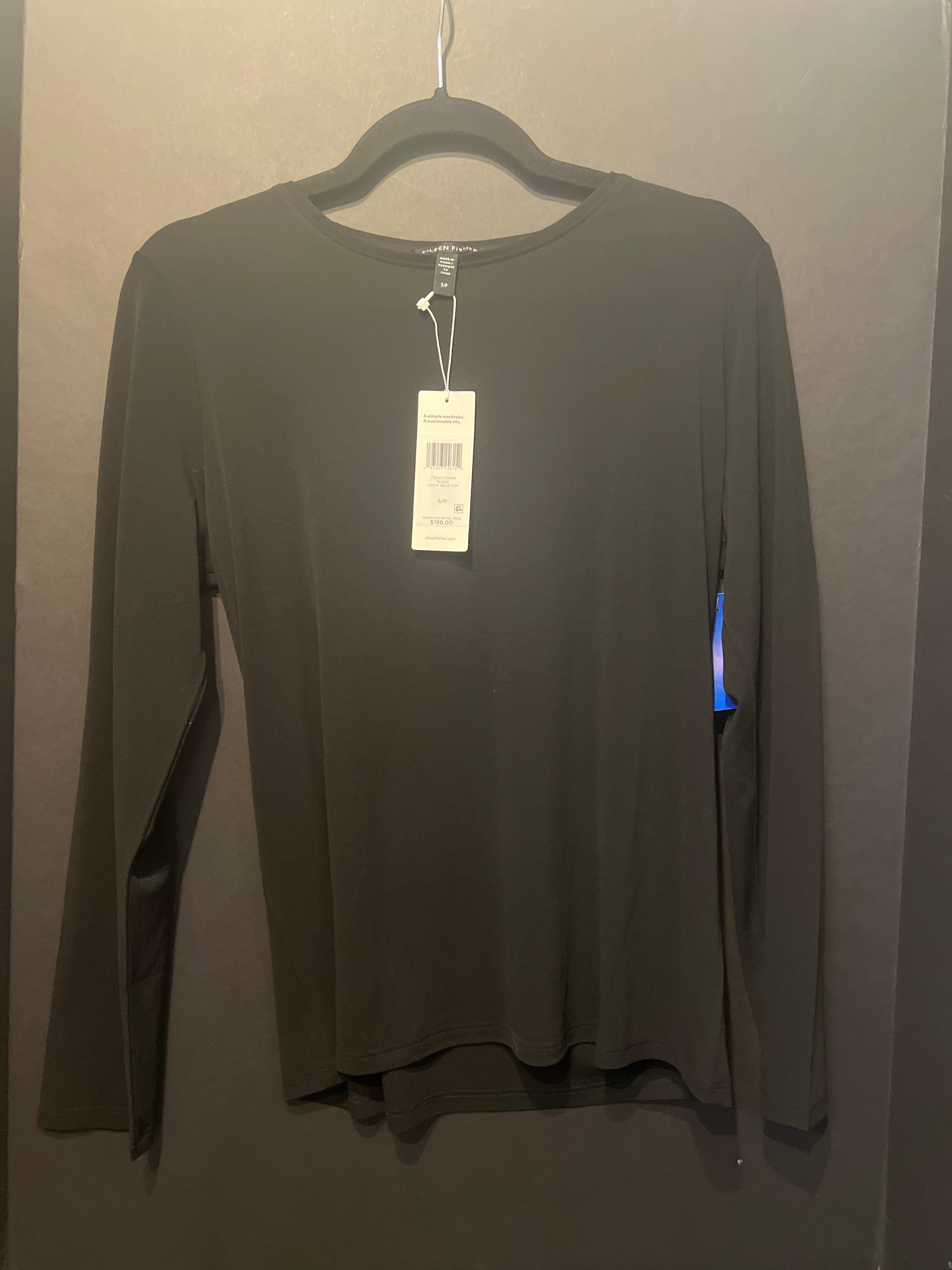 Eileen Fisher Silk Top (Size Small)