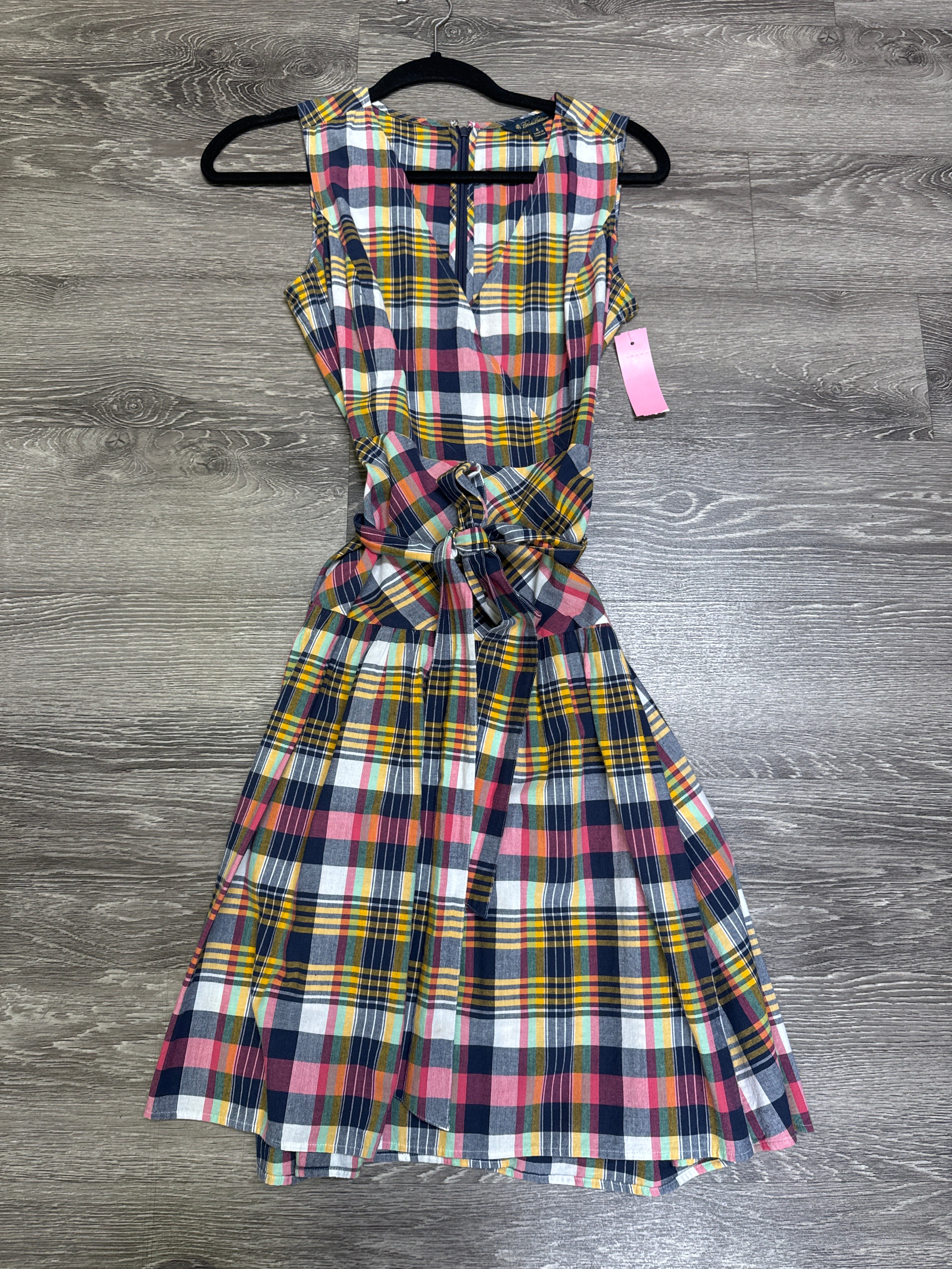 Brooks Brothers Plaid Tie Dress - size 4