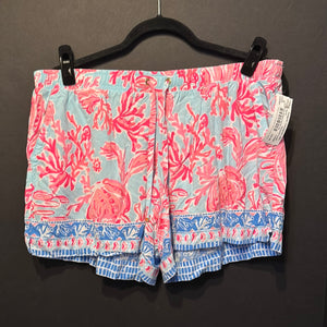 Lilly Pulitzer Coral Tie Shorts - large