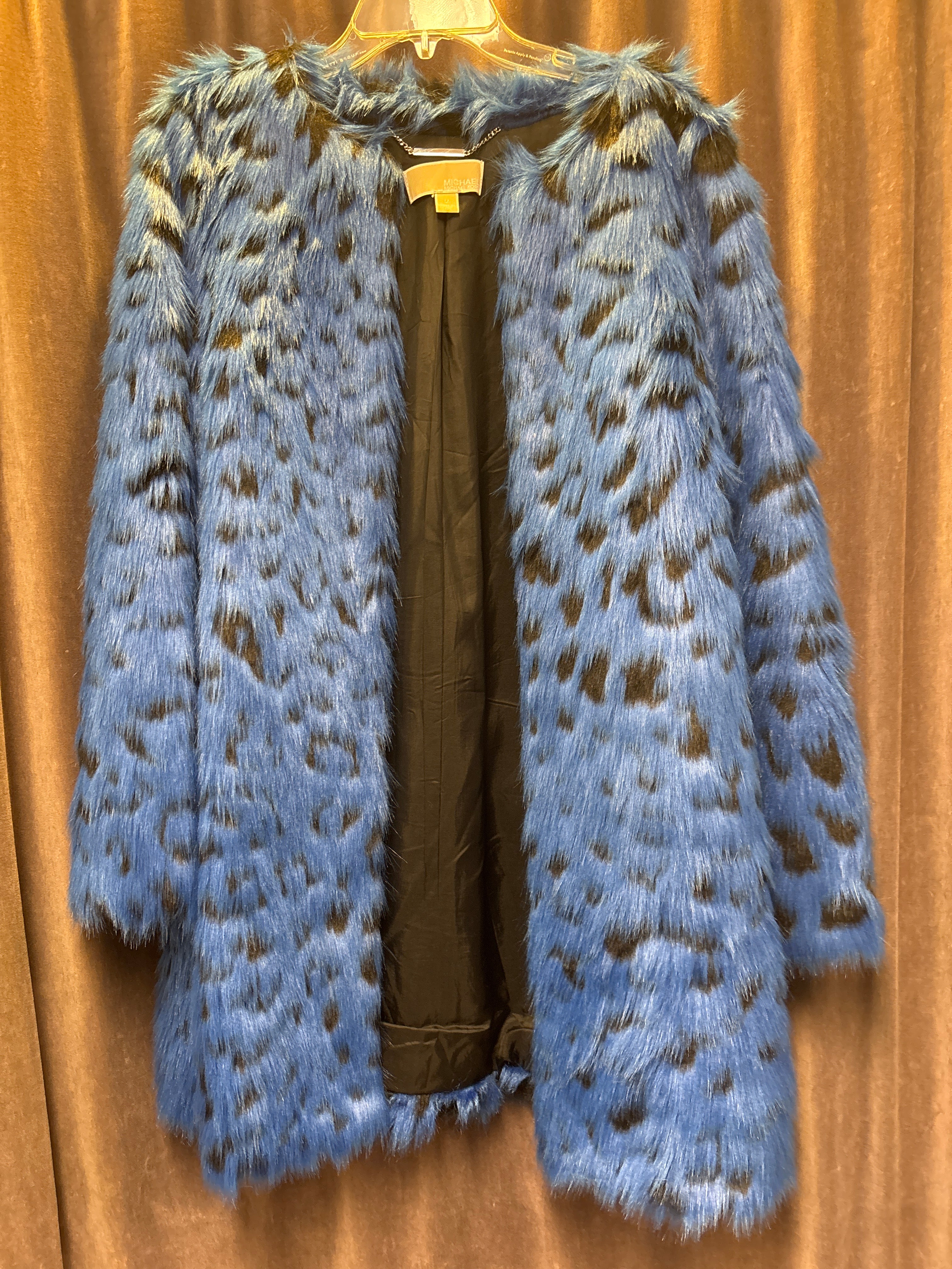 Michael Kors Spotted Animal Print Faux Fur - Medium