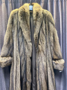 Birger Christiansen Fisher Full Length Fur Coat (Size Small/Medium)