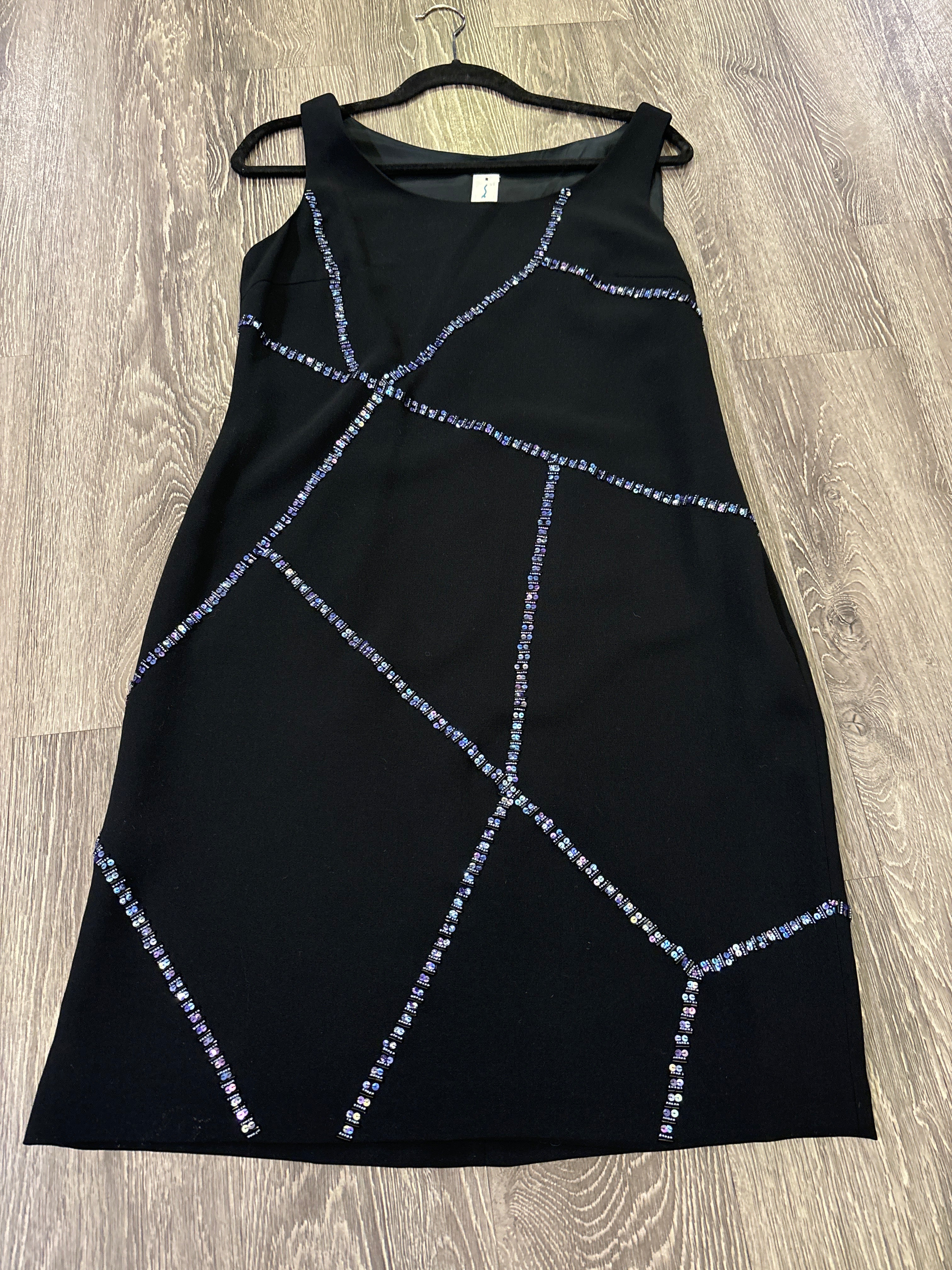 Jade Bead/Sequin Lines Dress - Size 8