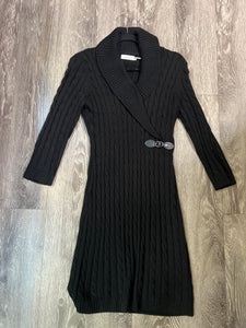 Calvin Klein Sweater Crossover Dress (Size Medium)