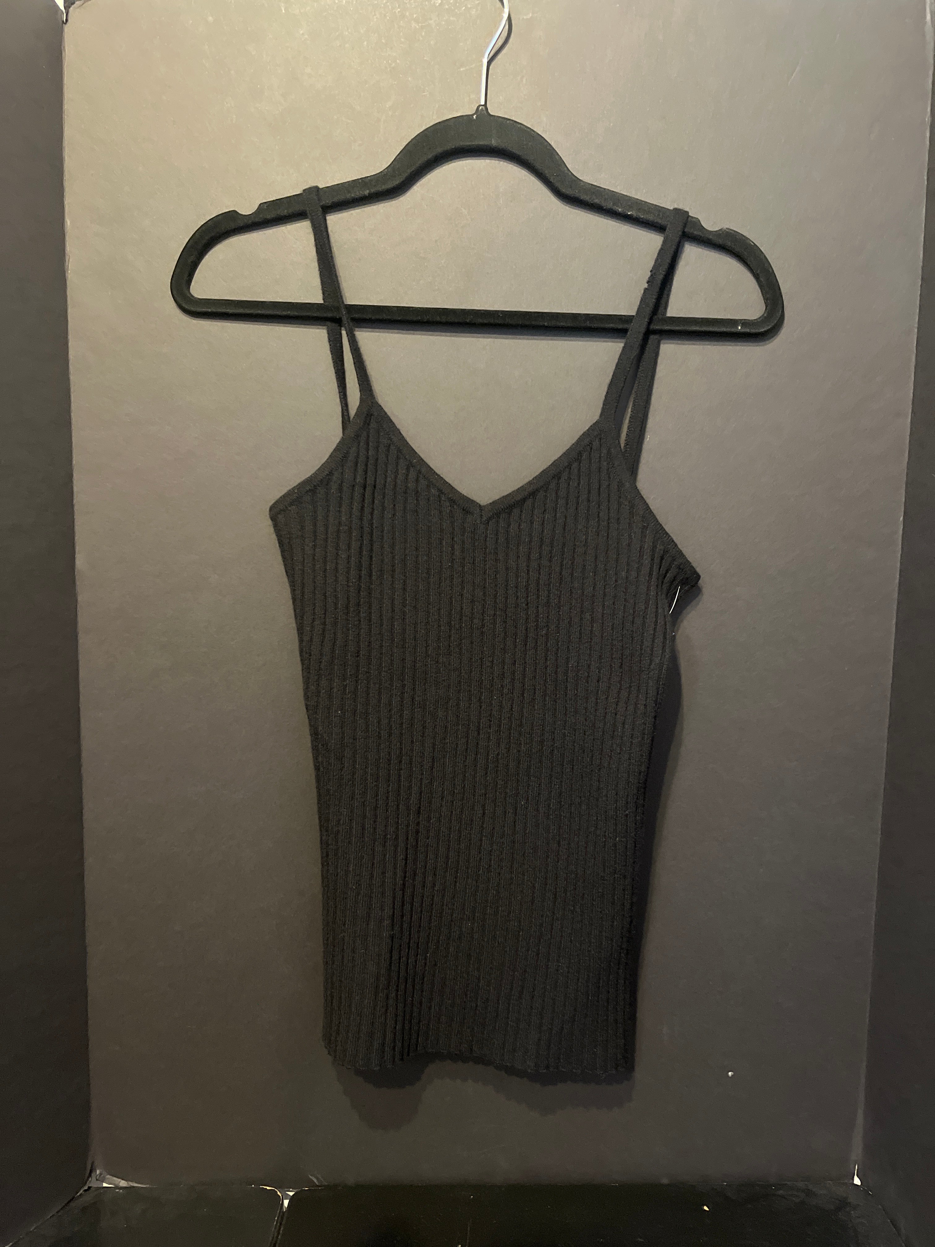 Sylvia Heisel Ribbed Tank Top - Size 8