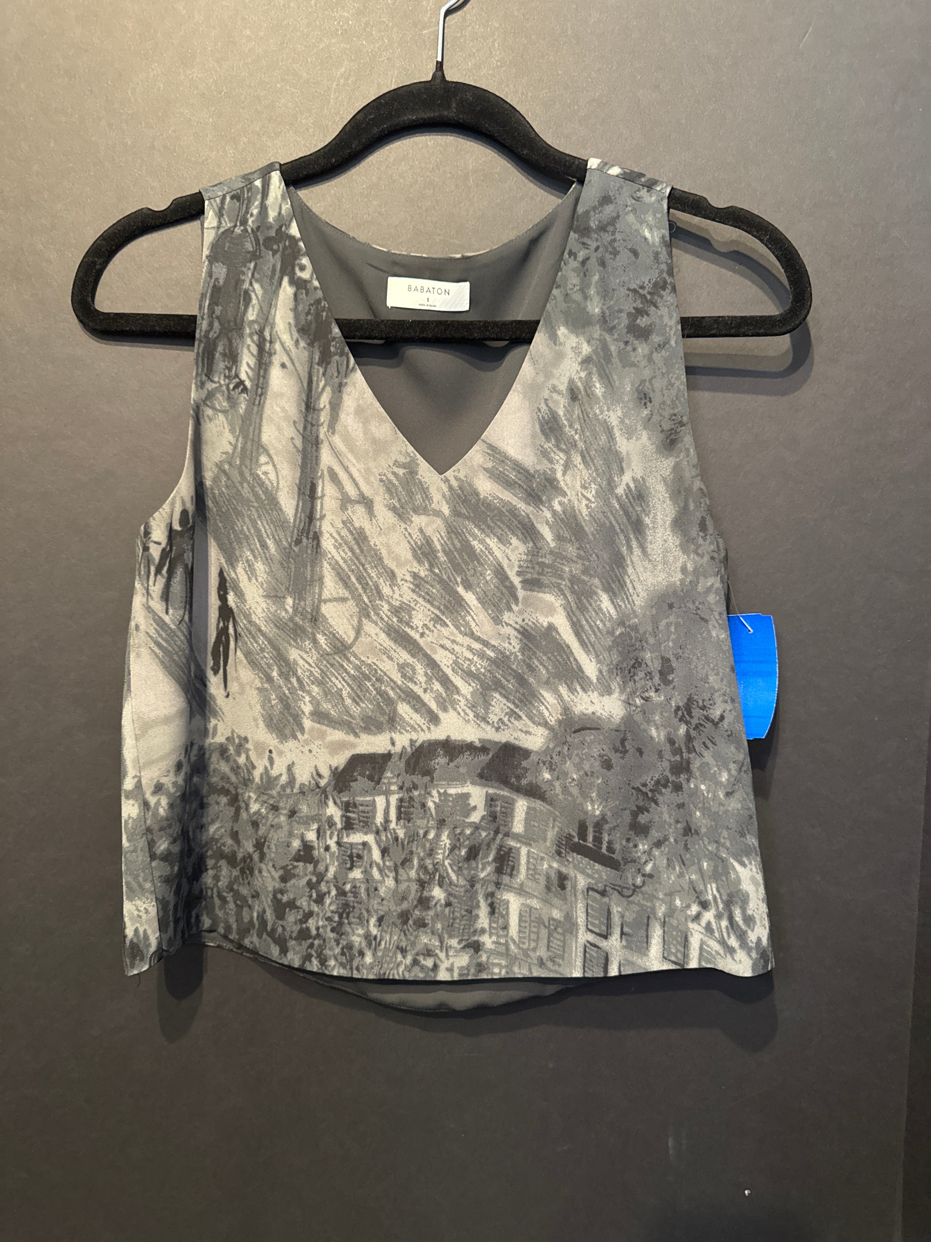 Babaton Mono Watercolor Tank Top - small