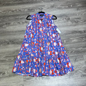 Saloni Sleeveless Print Dress - size 4