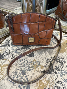 Dooney & Bourke Croc Zip Handbag - Medium