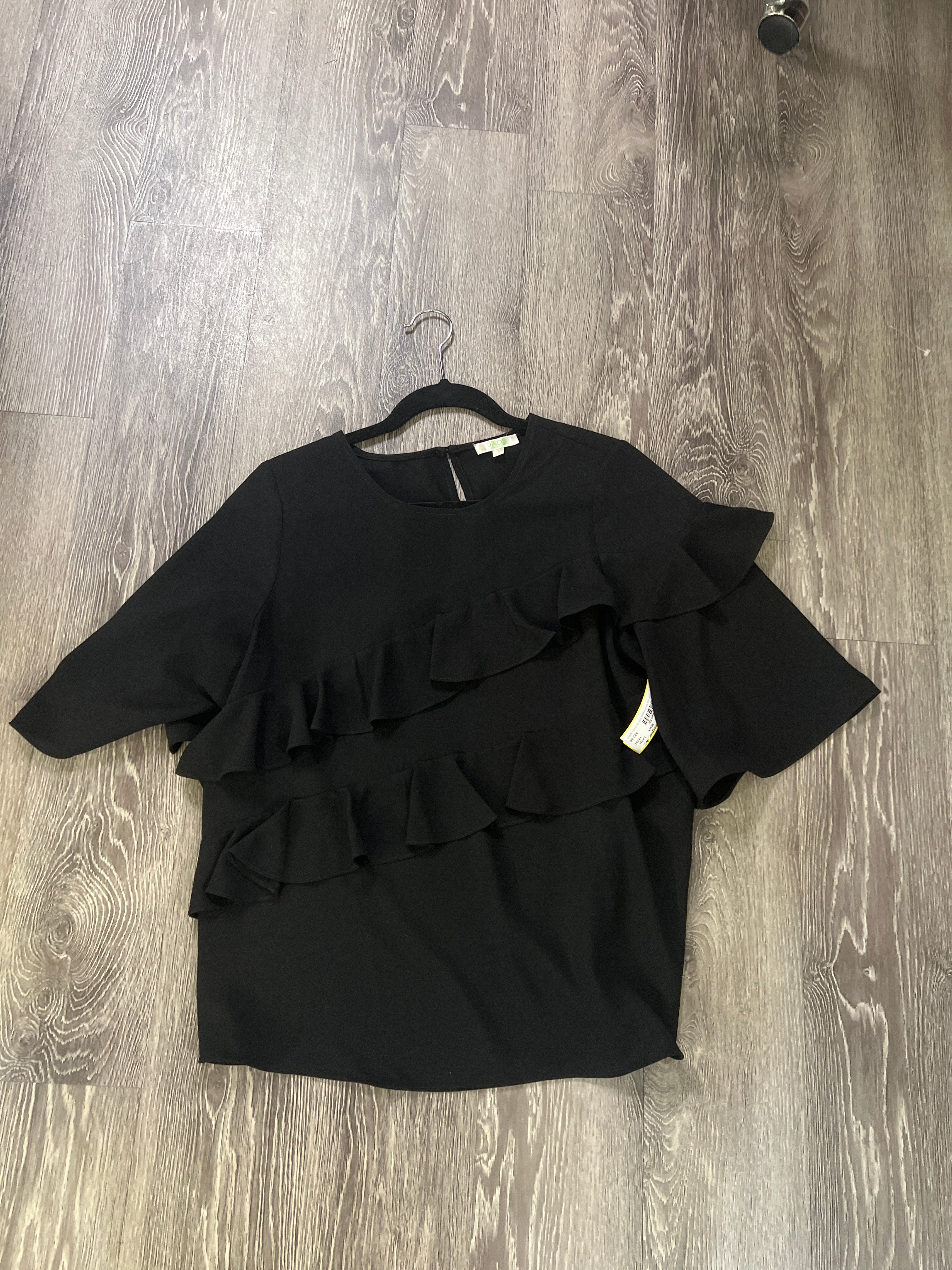 Jade Ruffle Bell Sleeve Top (Size Large)