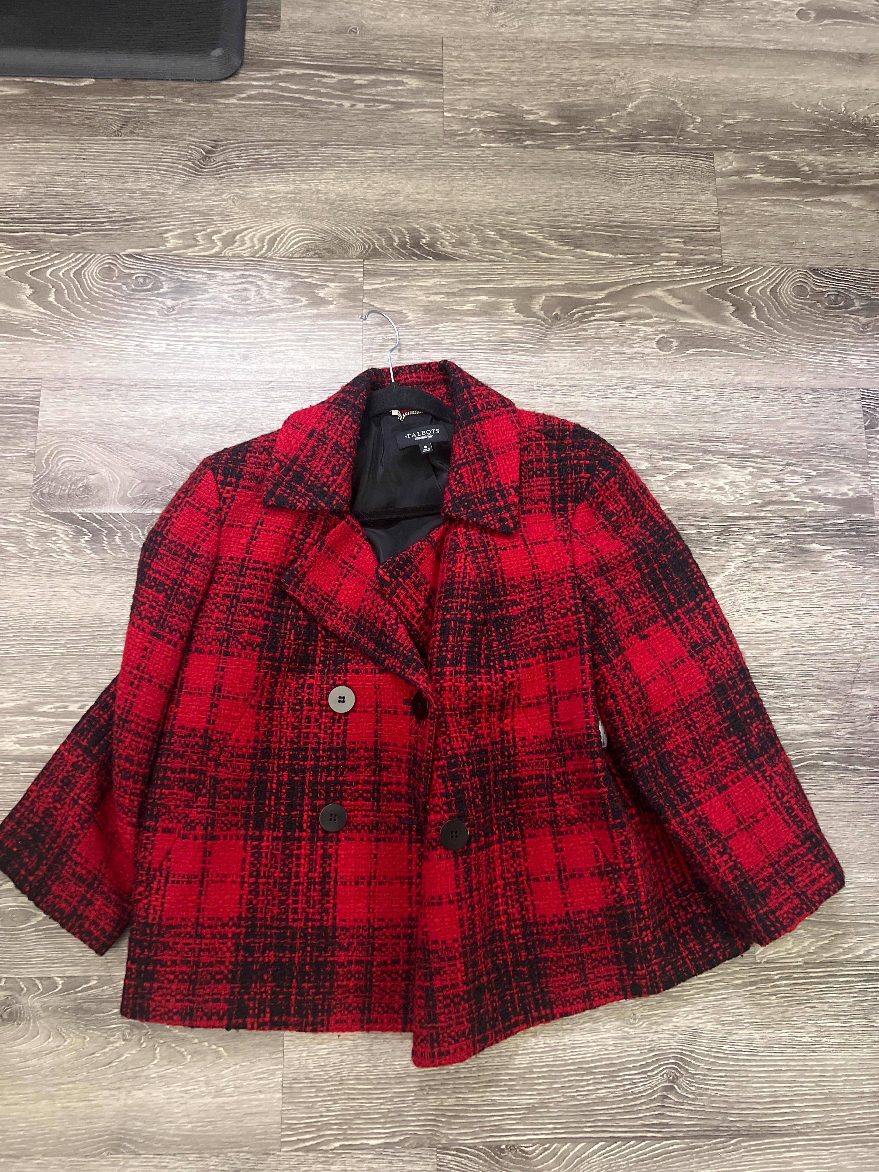 Talbots Plaid Blazer Jacket (Size 16)