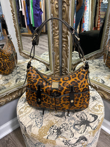 Dooney & Bourke Leopard Shoulder Handbag - Medium