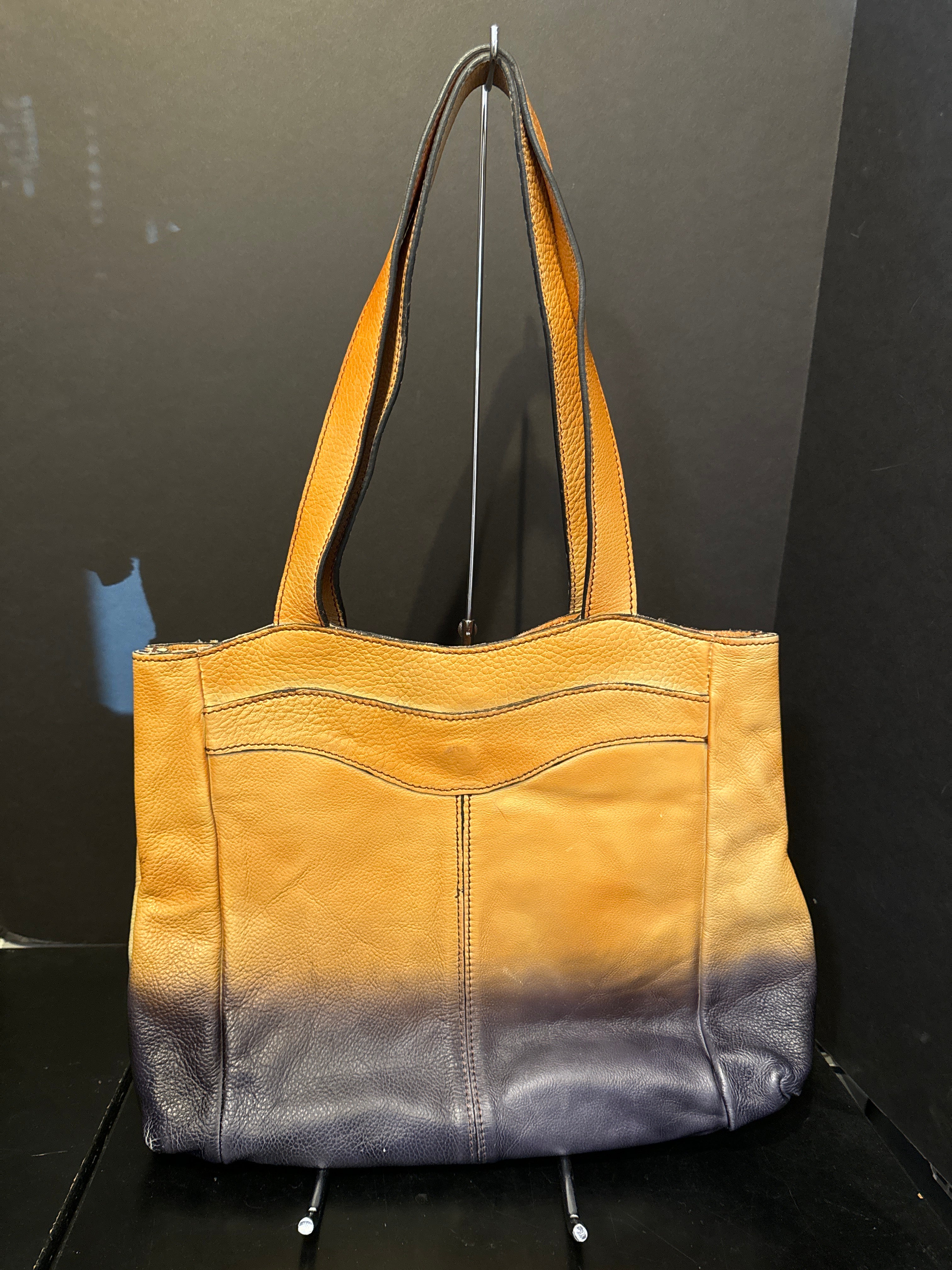 Patricia Nash Leather Ombre Tote Handbag - large