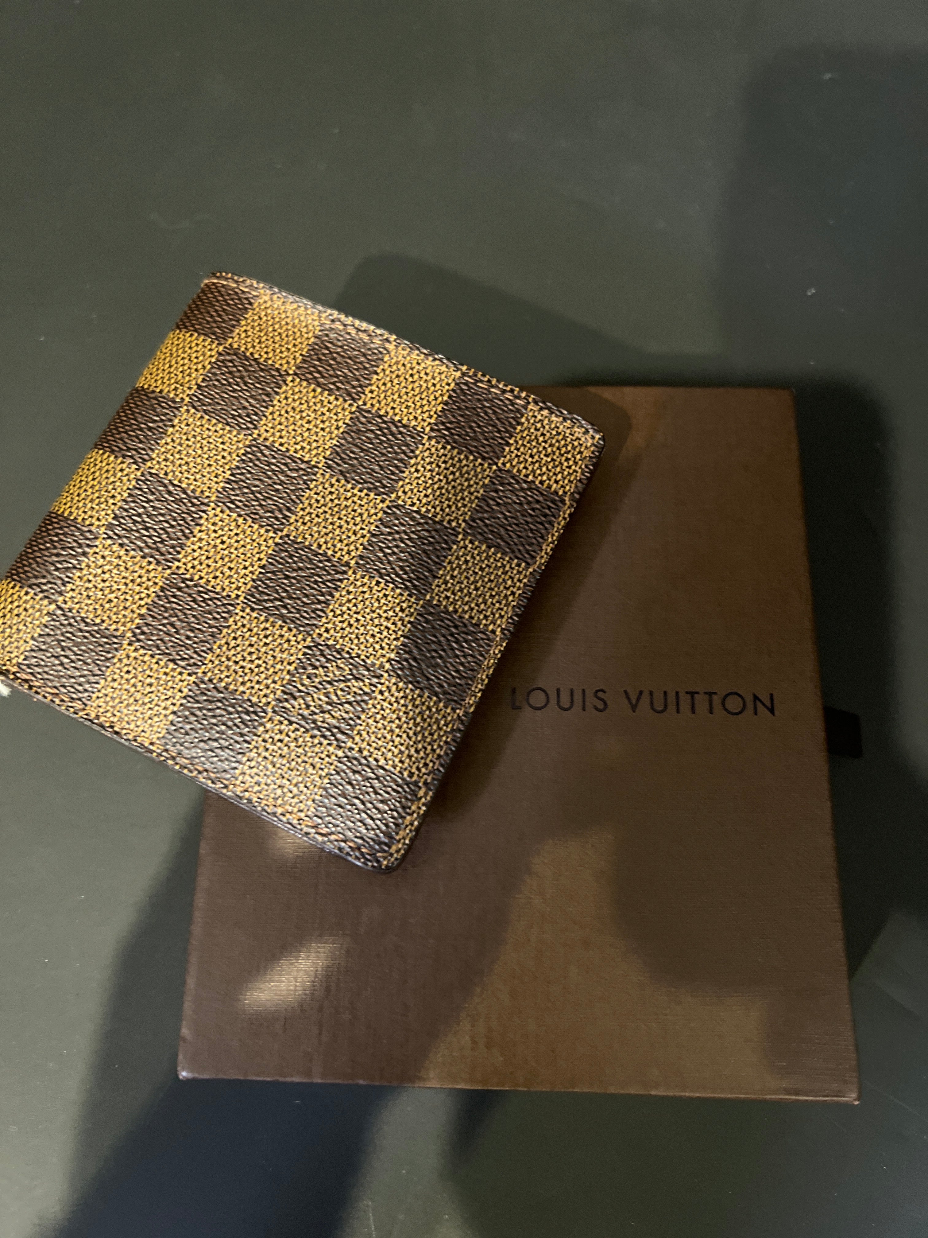 Louis Vuitton Damier Bifold Wallet With Box