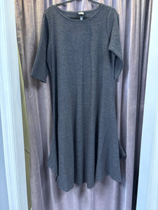 Eileen Fisher Wool Long Dress - xl