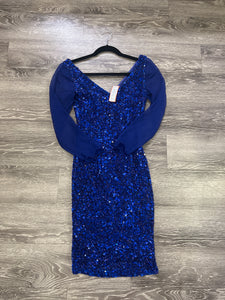 Theia Sequin Evening Dress (Size 0)