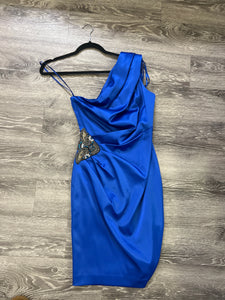 Eliza J One Shoulder Evening Dress (Size 6)