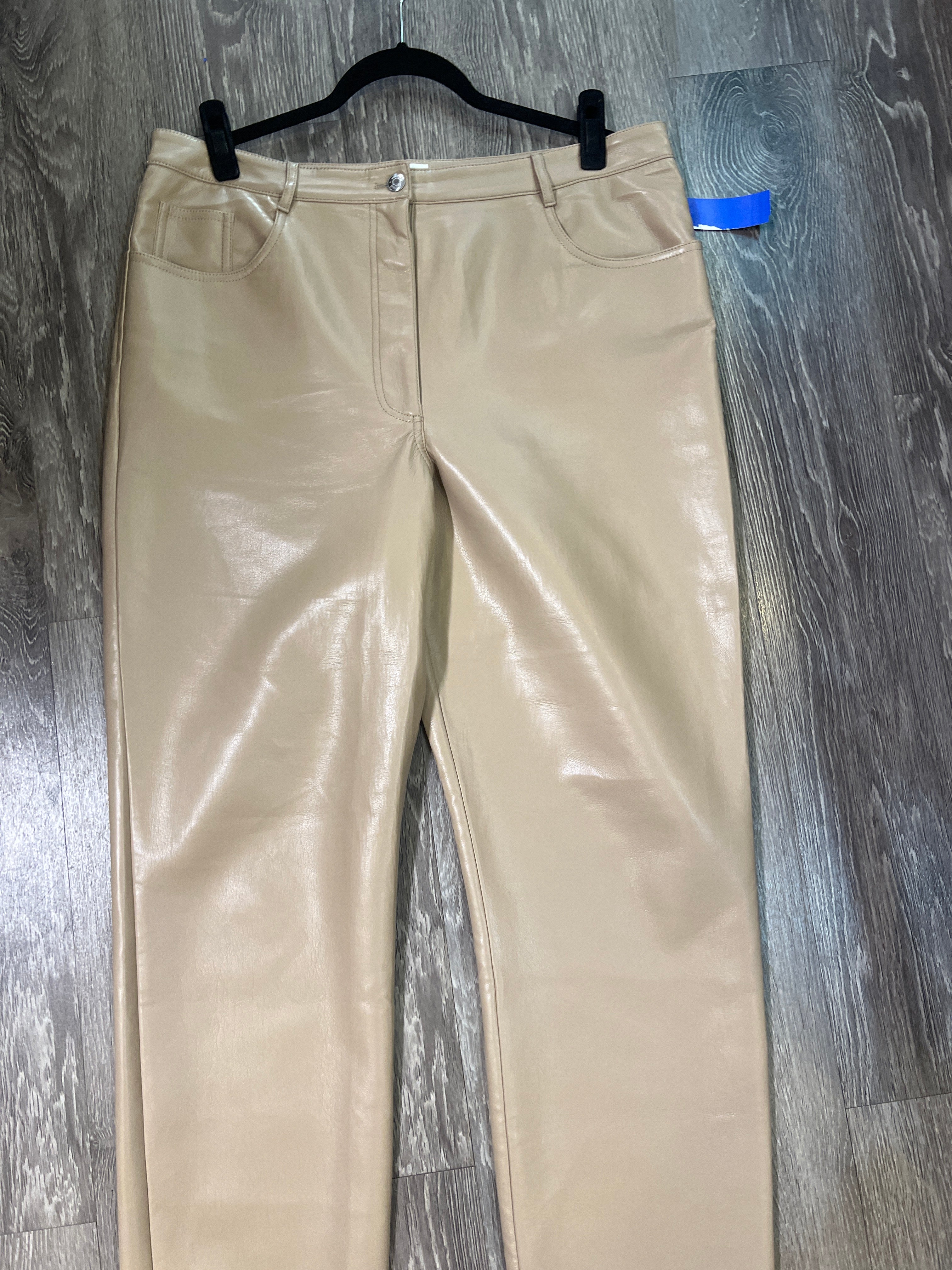 Wilfred Faux Leather Pants (Size 16)