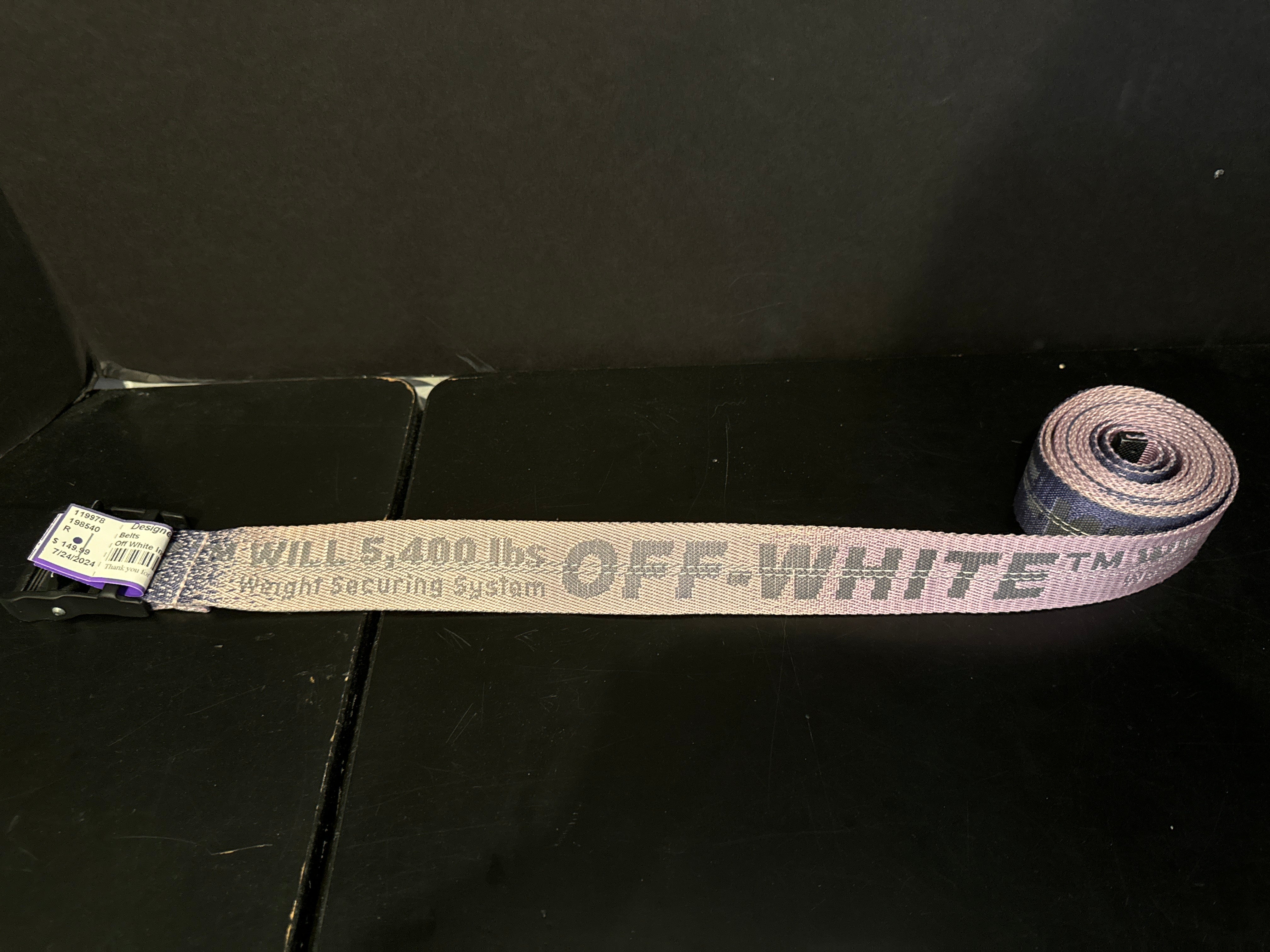 Off White Industrial Belt - one size