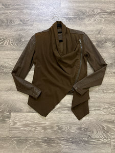 Blank NYC Knit W/ Leather Jacket - XS